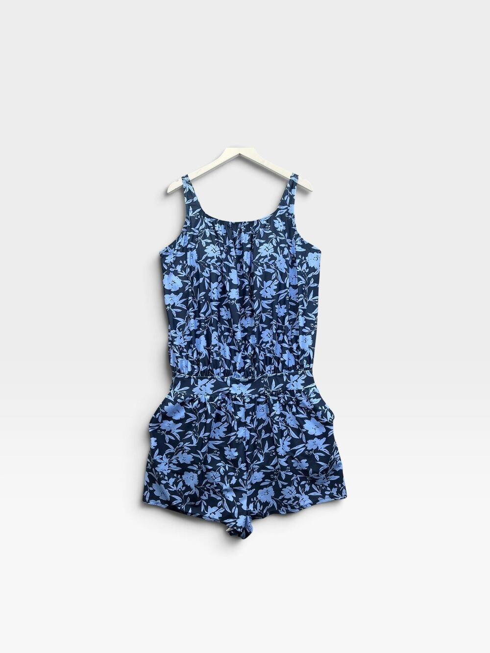 BloomChic Blue Seashell Design Swim dress One Piece Swimsuit Size 18-20
